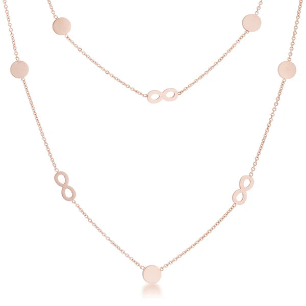 Eternal Bliss Rose Gold Layered Necklace