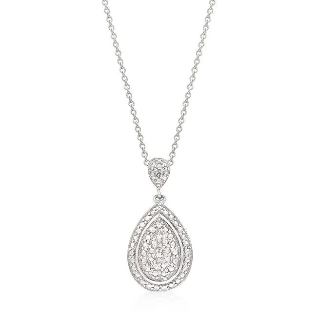 Evelyn Filigree Teardrop Pendant